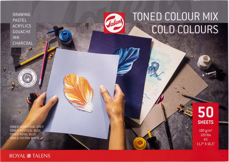 Royal talents mélange de couleurs toniques couleurs froides 50 feuilles