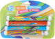 Eddy Toys barres de plongée - 4x pièces - colorées - plastique - jouets de plongée - barres de plongée - bâtons de plongée - coule au fond - coule au fond