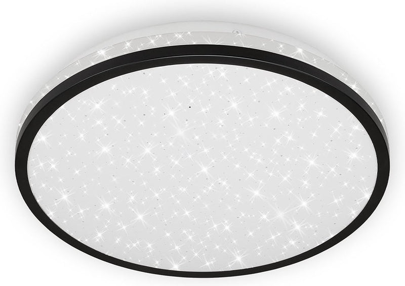 Briloner acorus - plafonnier LED - plafonnier - 3403-015 - effet ciel étoilé - blanc neutre 4000k - 12w - 1200 lm - ip20 - 25 000 heures - ø28 x 7 cm