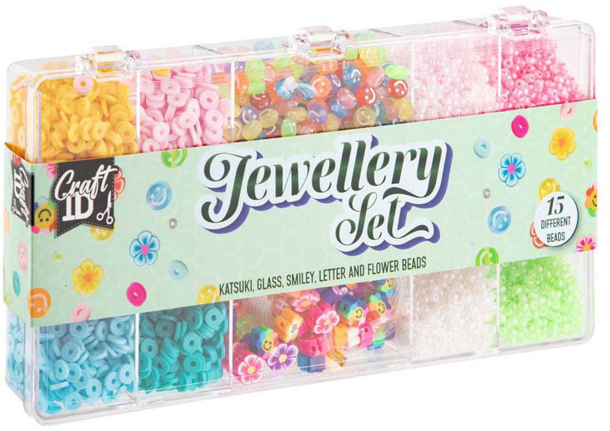 Ensemble de bijoux de groupe d'artisanat créatif - 15 perles