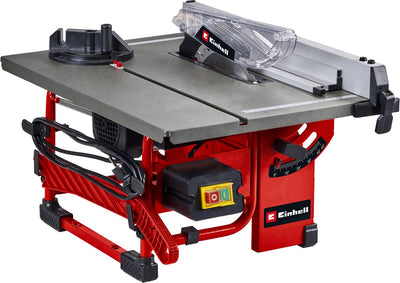 Table de scie électrique Einhell tc-ts 8 i - 800 w - ø200 mm - lame de scie 45° inclinable sur 1 côté - incl. Lame de scie 24 dents