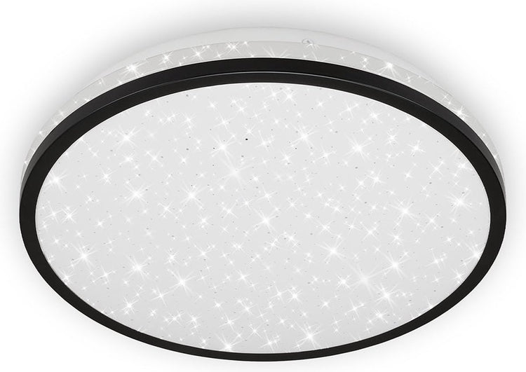Briloner acorus - plafonnier LED - plafonnier - 3403-015 - effet ciel étoilé - blanc neutre 4000k - 12w - 1200 lm - ip20 - 25 000 heures - ø28 x 7 cm