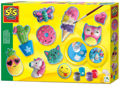 Ses Gieten et la peinture - des figures joyeuses
