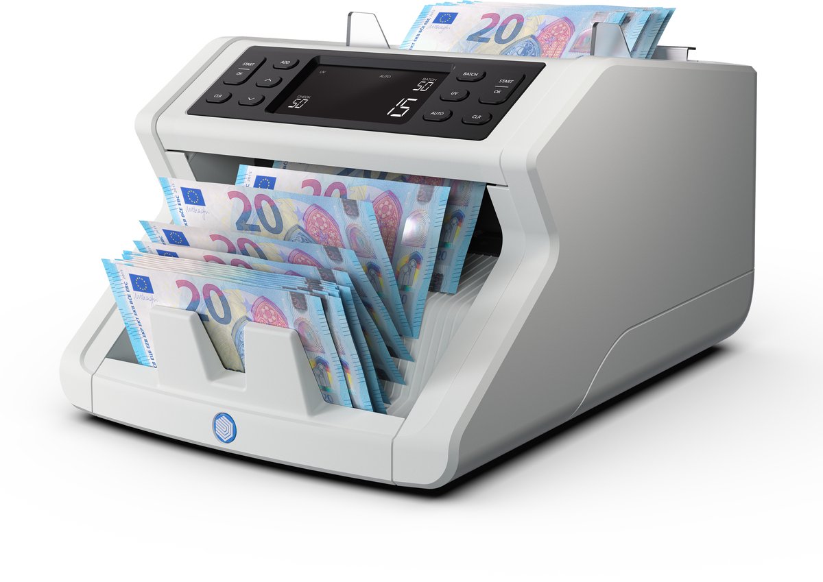 Safescan 2210 - compteuse de billets de banque - reconnaissance automatique des devises - comptage rapide - chèque de fausse monnaie