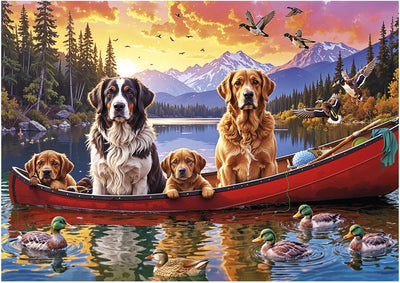 Puzzle Educa Dimanche avec les enfants - Puzzle familial de 2000 pièces.