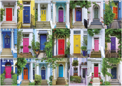 Educa - puzzle 1000 pièces - les portes de Notting Hill