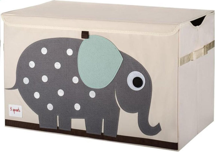 Coffre à jouets 3 pousses - éléphant