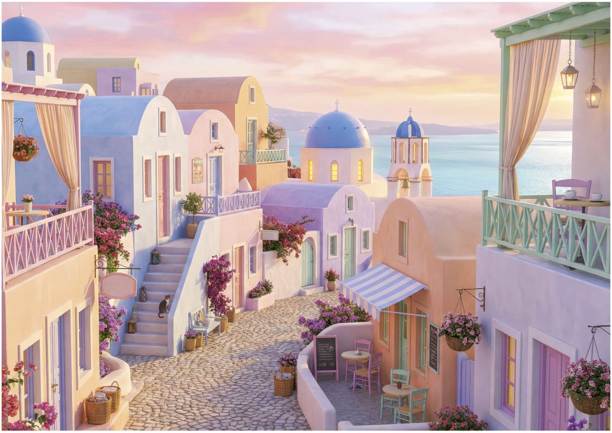 Educa Santorin de rêve - 1 000 pièces.
