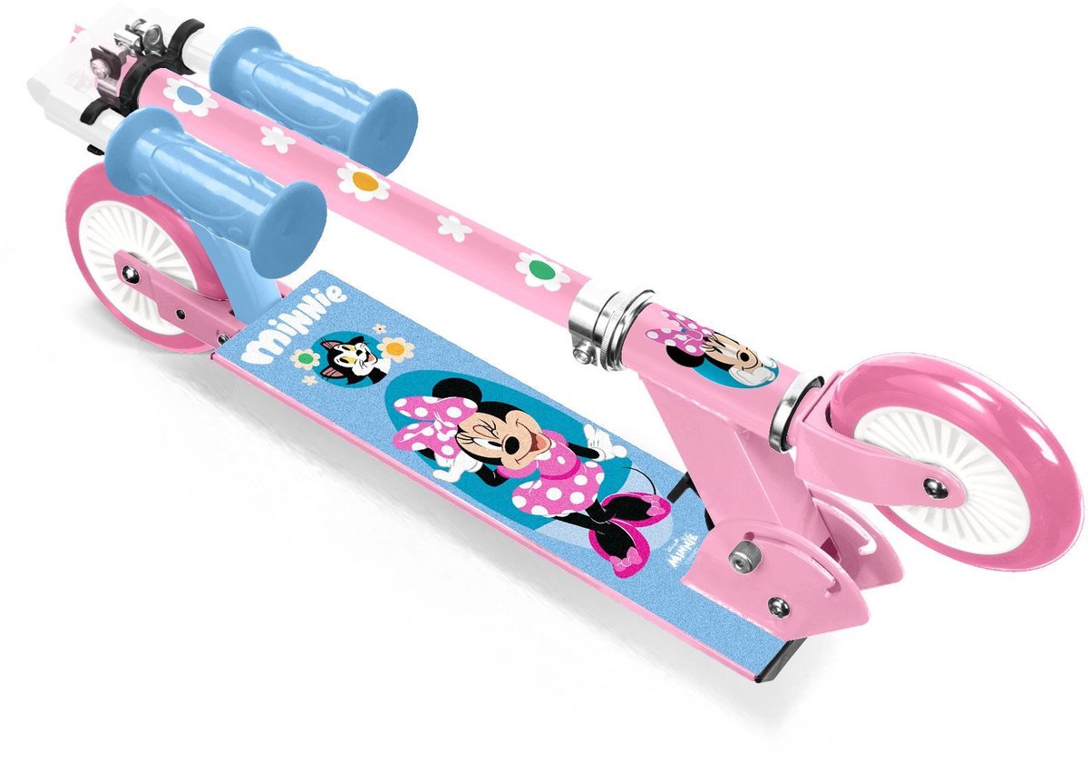 Stamp Disney Minnie Trottinette enfant 2 roues pliable Minnie