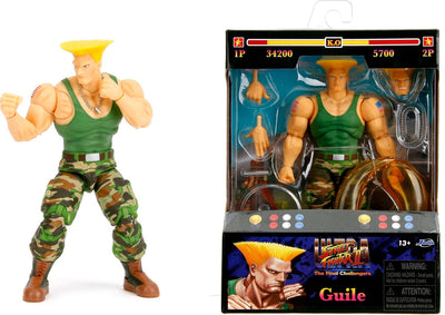 Jada Toys Ultra Street Fighter II : The Final Challengers Action Figure 1 12 Guile 15 cm