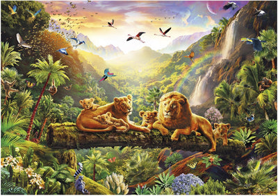 Puzzle Educa le pont du lion arbre 1500 pièces adultes.