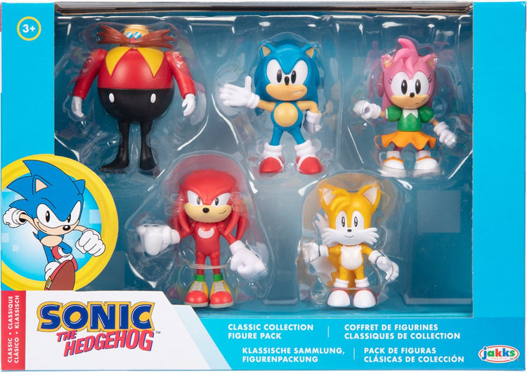 Jakks sonic - set de figurines Sonic 6 cm