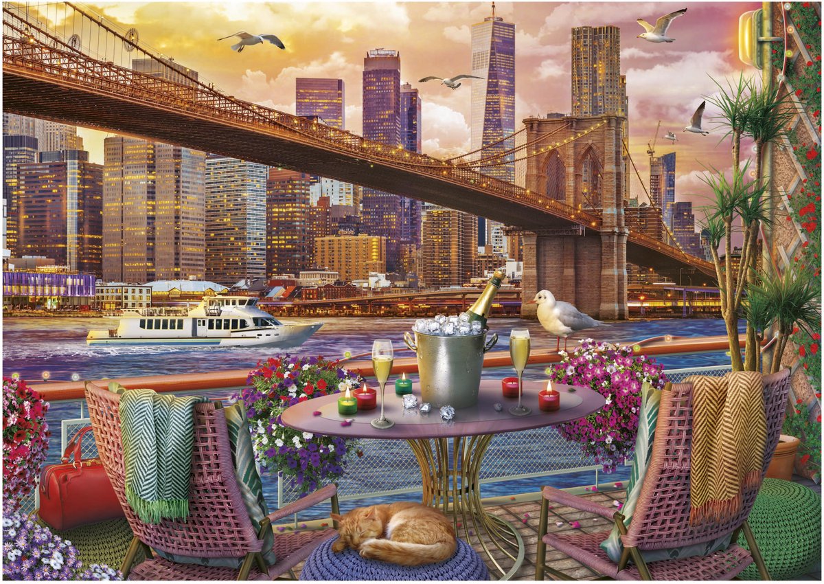 Puzzle Educa New York Romance 2000 pièces pour adultes.