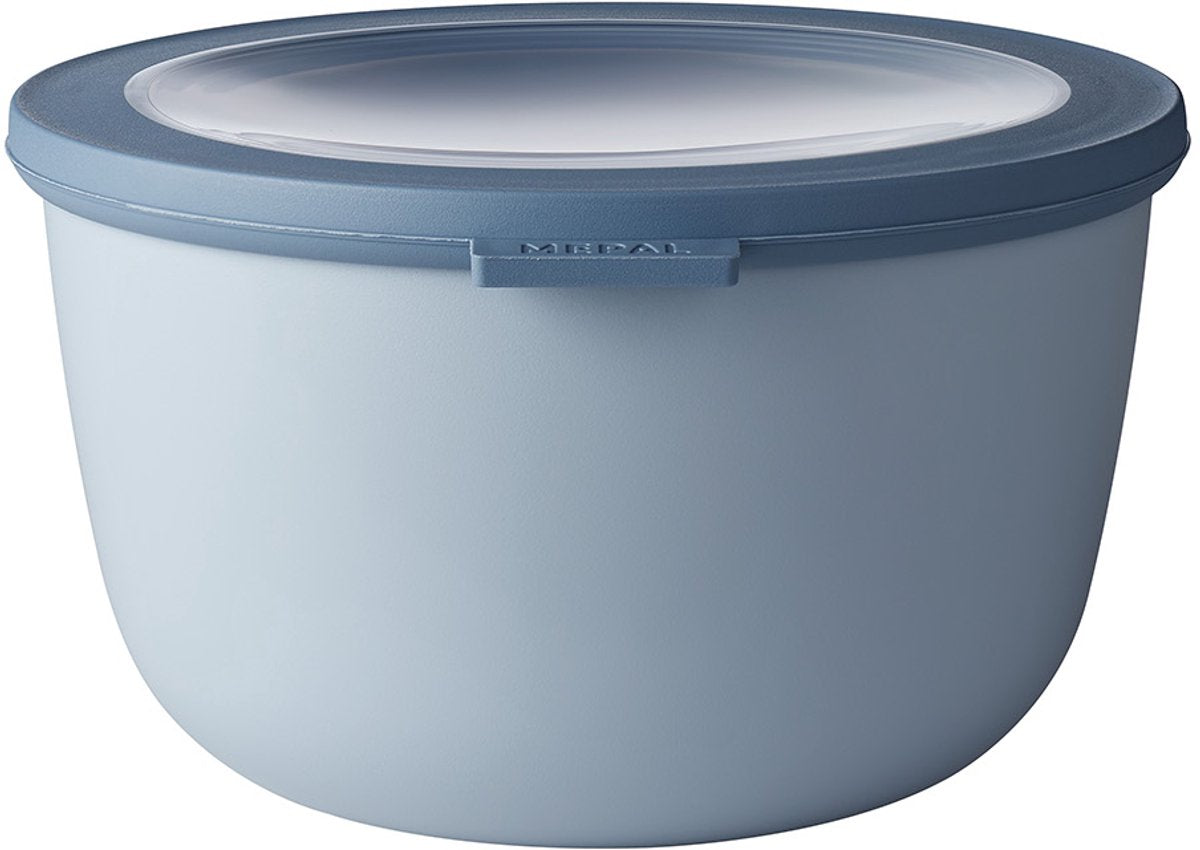 Mepal - récipient alimentaire multi-bols cirqula - 2000 ml - rond - bleu nordique