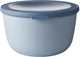 Mepal - récipient alimentaire multi-bols cirqula - 2000 ml - rond - bleu nordique