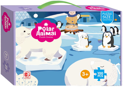 Puzle des jambes pour enfants South Pole, 100e.