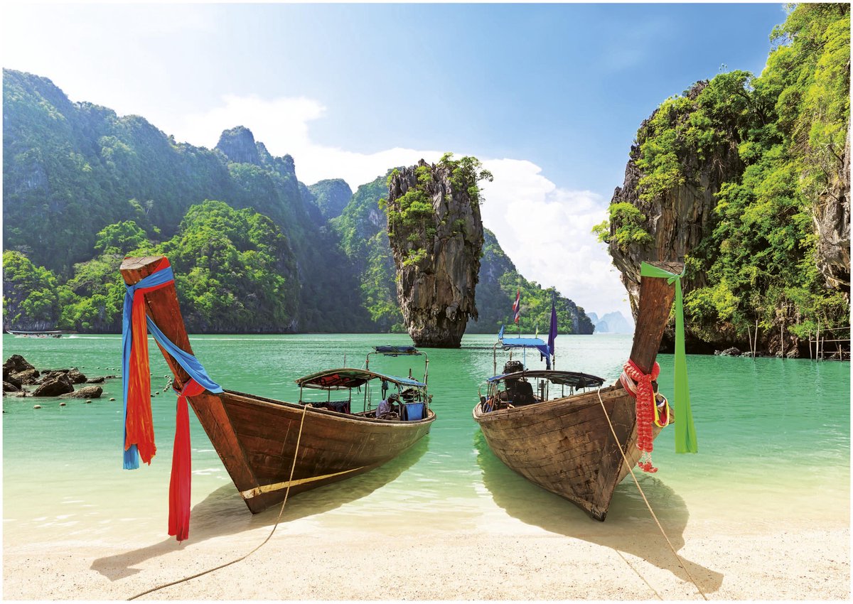 Puzzle Educa James Bond Island Thaïlande - 1000 pièces en carton.