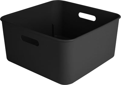 Sunware sigma home boîte cube 12,5l - 31,3x31,3x15,7 cm - noir