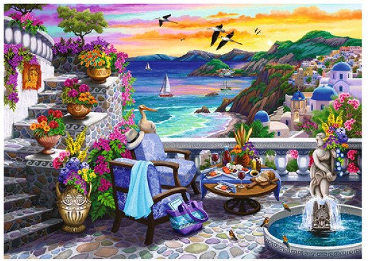Ravensburger Puzzle Puzzle Santorini Sunset, 300e.