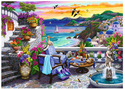 Ravensburger Puzzle Puzzle Santorini Sunset, 300e.