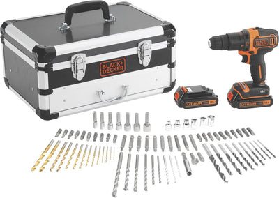 Kit Black+decker : Flight case tournevis sur batterie 18v avec alimentation supplémentaire - bdc718as2f-qw