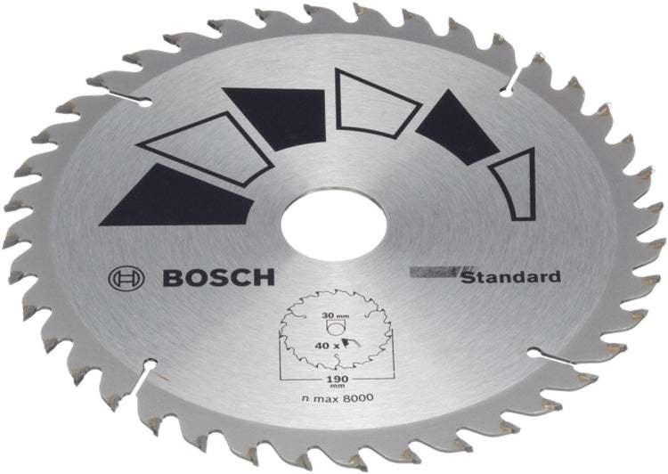 Lame de scie circulaire Bosch basic 190x2,2x30 24 - 40 dents