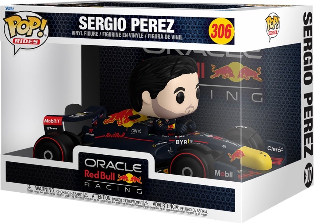 Funko pop manèges : formule 1 - sergio perez pop #306