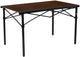 Collection industrielle Bo-camp - table - orques - latte - 115x70 cm