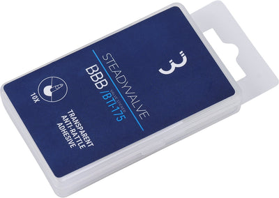 Patchs de valve stable pour vélo Bbb - autocollants de valve - 10 pièces - transparent - bti-175