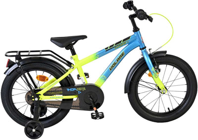 Vélo enfant Volare thombike - garçons - 16 pouces - bleu jaune
