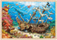 Puzzle Goki - navire coulé Santa Elena - 192 pièces - 46,5x33x1cm - bois - 4+