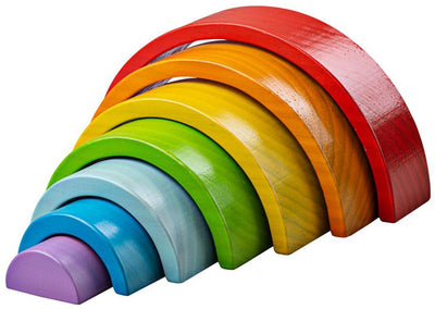 Bigjigs Small Rainbow Stacking Game, 11dlg.