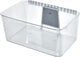 Idesign - bac de rangement id wallspace xl avec support mural - plastique recyclé - transparent