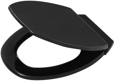 Tiger logston - siège de toilette - siège de toilette - nettoyage facile - mdf - fsc - noir