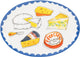 Blond Amsterdam au quotidien : assiette 29 cm dites fromage