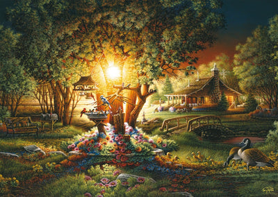 Puzzle Schmidt Magnifique lueur printanière - Puzzle de 1000 pièces.