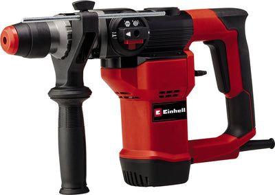 Marteau perforateur électrique Einhell TC-RH 28 3f - 1600 W - nombre de courses 4 600 min - 3,5 ans - SDS-Plus - 3 fonctions : perforateur perforateur burineur avec verrouillage du burin - incl. mallette de transport et de rangement