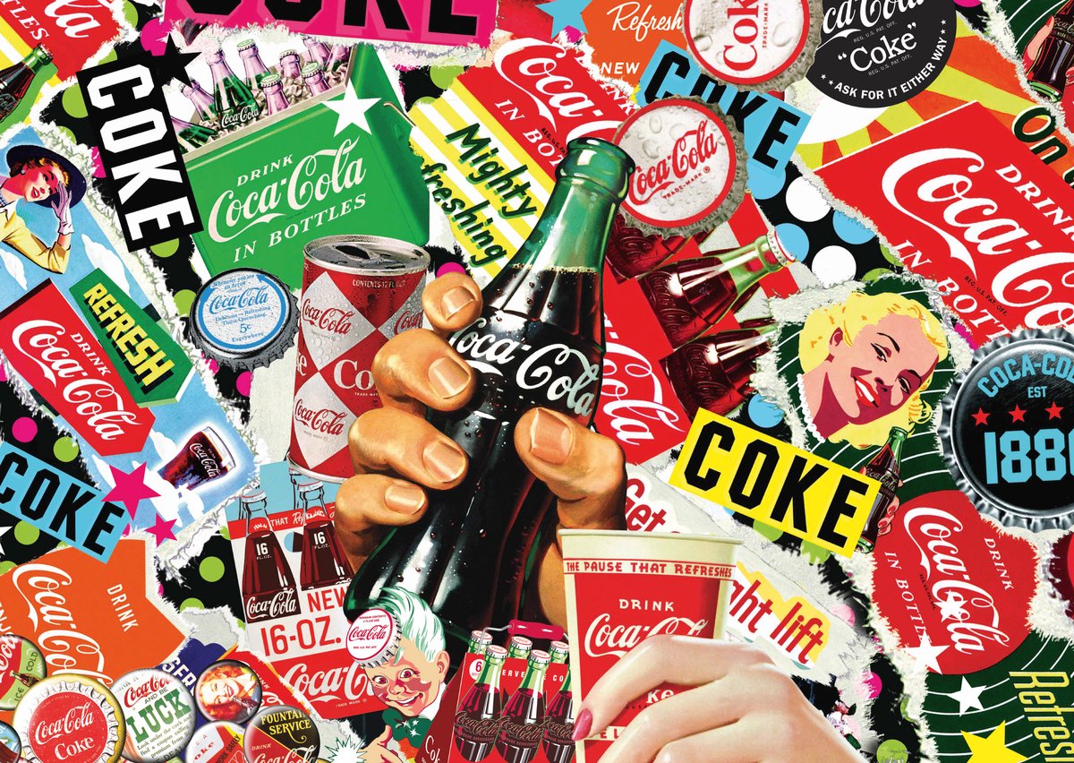 Puzzle Schmidt, Coca Cola, c'est ça ! - 1000 pièces de puzzle amusantes.