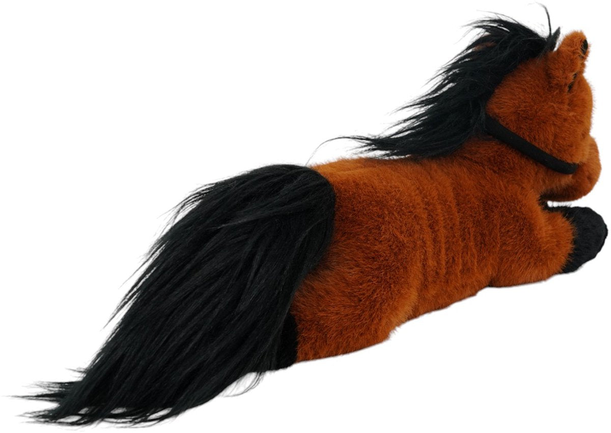 Peluche One Love - cheval Carly - 44cm - noir et blanc - 0 ans