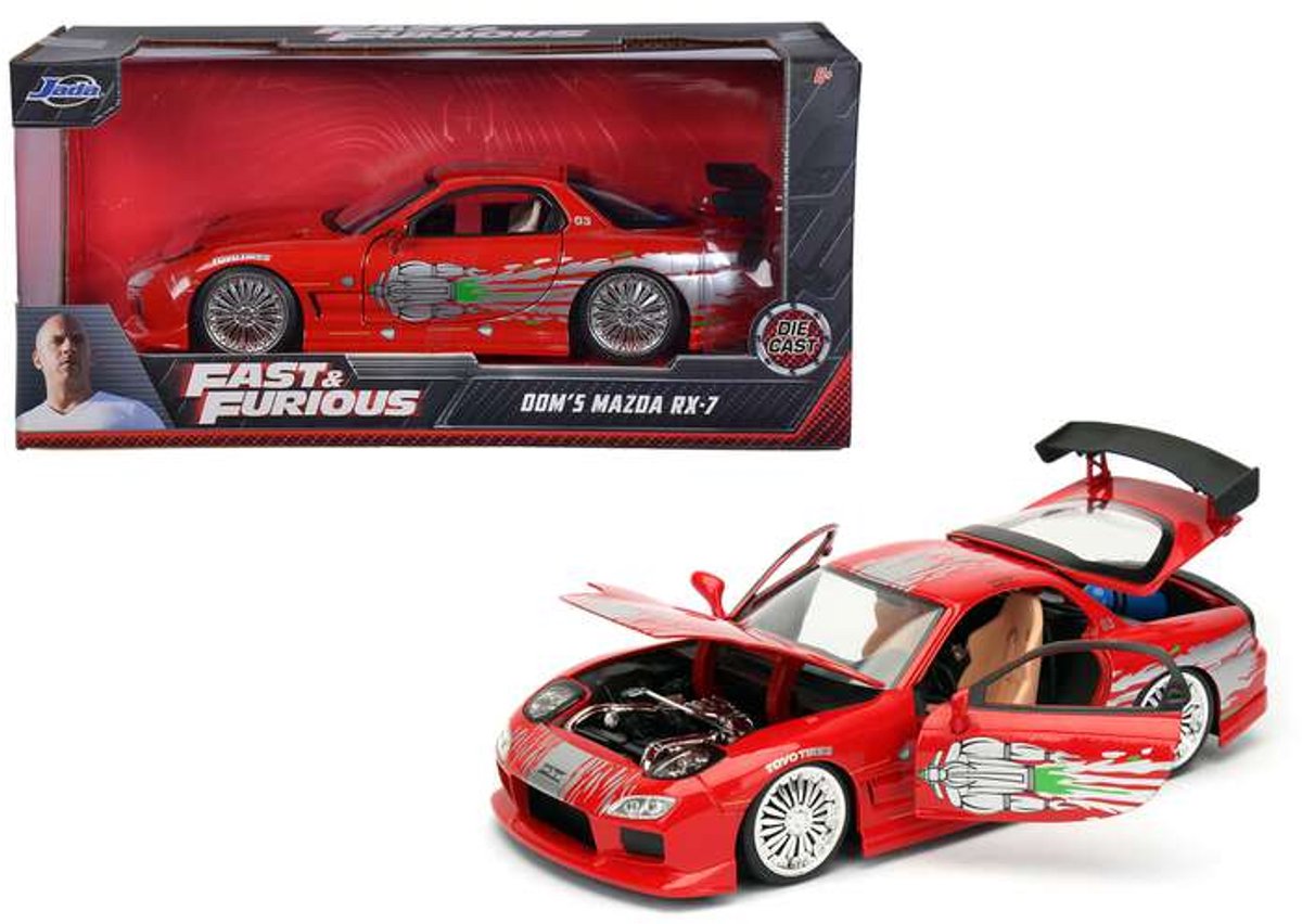 Jada jouets jada fast furious 1993 mazda rx-7 1:24