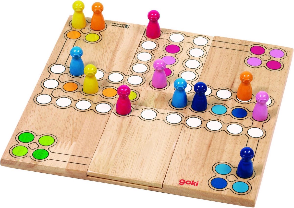 Goki Wooden Ludo Game Variable