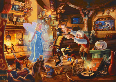 Schmidt - Disney Pinocchio - Thomas Kinkade - 1000 pièces - puzzle