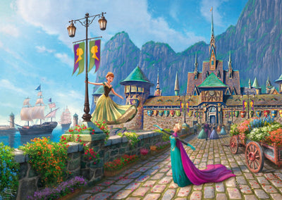 Puzzle Schmidt Disney La Reine des Neiges Arendelle Puzzle 1000 pièces.