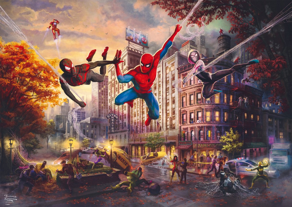 Schmidt Marvel Spider-Man Puzzle 1000 pièces – L'alliance ultime.