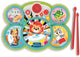 Baby clementoni clementoni baby drum set musicali - tambour pour enfants avec baguettes et musique pour enfants - instrument de musique jouet de batterie pour enfants, enfants et tout-petits