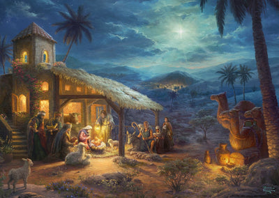 Schmidt puzzle esprit crèche 1000 pièces art religion.