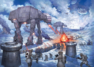 Puzzle Schmidt Star Wars Battle of Hoth 1000 pièces en carton.