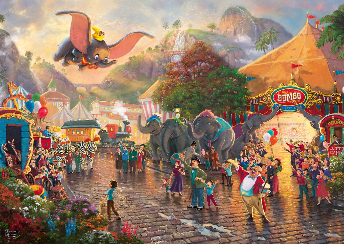 Puzzle Schmidt Disney Dumbo 1000 pièces.