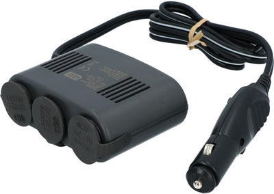Boîte allume-cigare 3 voies LED Carpoint - 12v - 10a