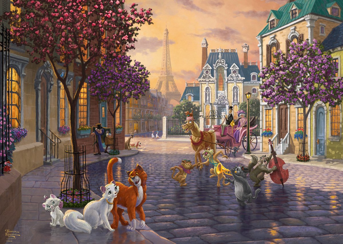Puzzle Schmidt Disney les Aristochats 1000 pièces qualité premium.